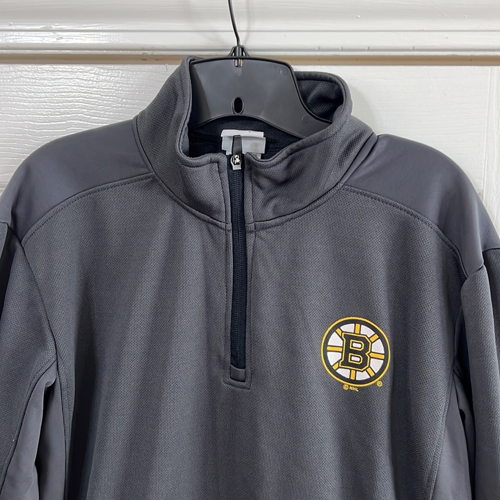Boston Bruins 3/4 Zip Sweater Top